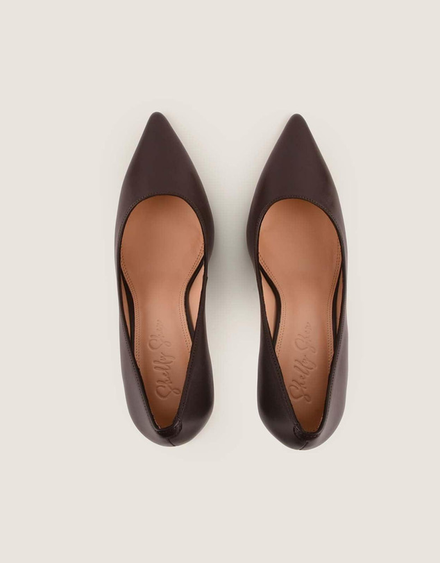 Shelly Shen - Tate High Heel Pumps Brown Leather