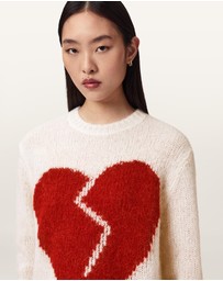 AllSaints - Luvheart Wool-Alpaca Blend Crew