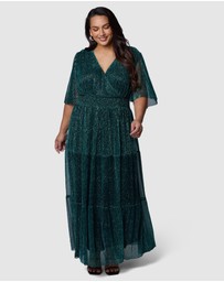 Pink Dusk by Curve Project - Steamy Encounters Maxi Dress