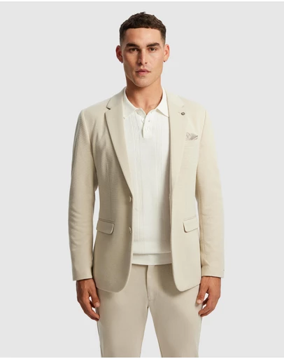yd. - Decaf Knitted Blazer