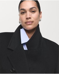 M.N.G - Double-Breasted Wool Coat