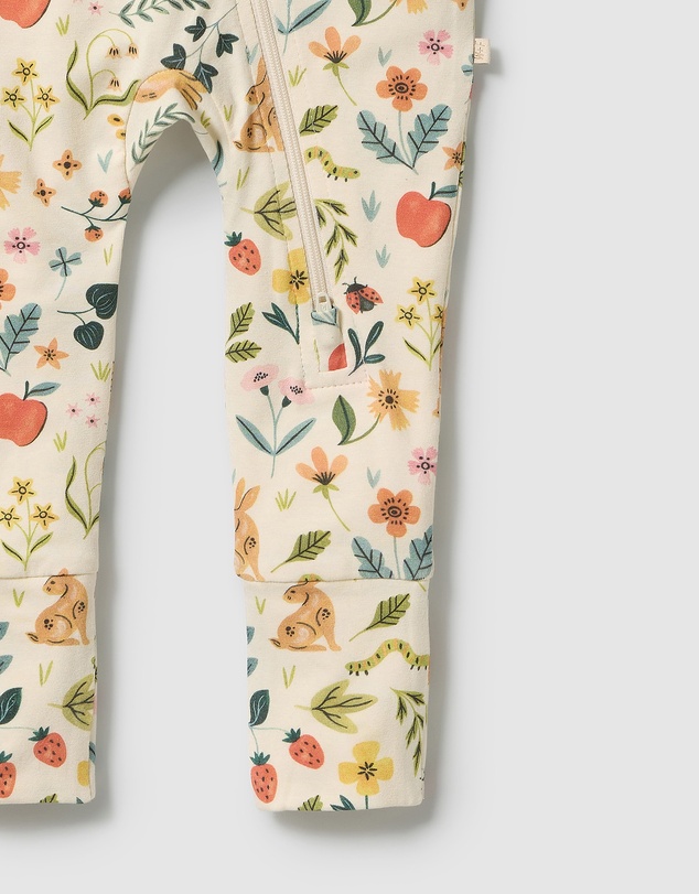 Wilson & Frenchy - Organic Zipsuit with Feet - Babies