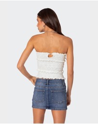 EDIKTED - Cecily Strapless Knit Top