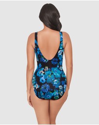 Miraclesuit Swimwear  - Secret Garden Circe Knot Detail Shaping Swimsuit