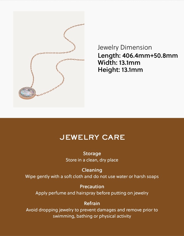 Fossil - Merrit Rose Gold tone Necklace