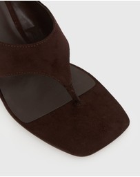 Betts - Selene Square Toe Wedge Sandals