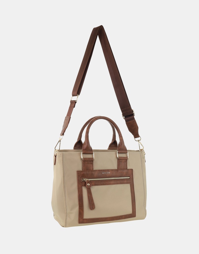 Pierre Cardin - Pierre Cardin RFID Lightweight Nylon Mini Tote with Crossbody