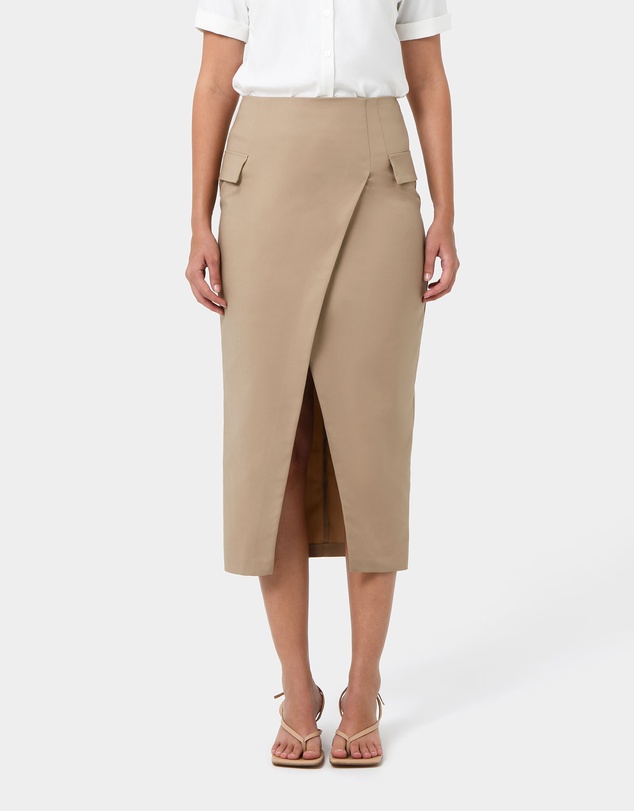 Forcast - Abby Asymmetric Tailored Skirt