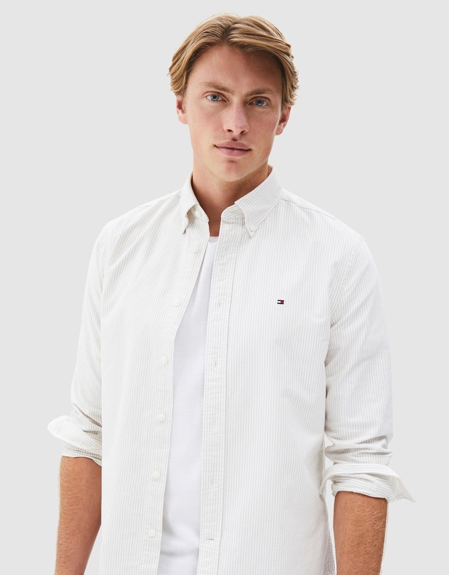 Tommy Hilfiger - Heritage Stripe Regular Fit Oxford Shirt
