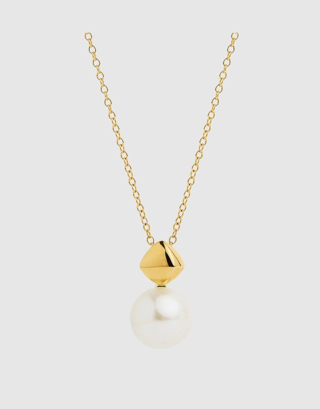 Najo - Mirage Yellow Gold Pearl Necklace