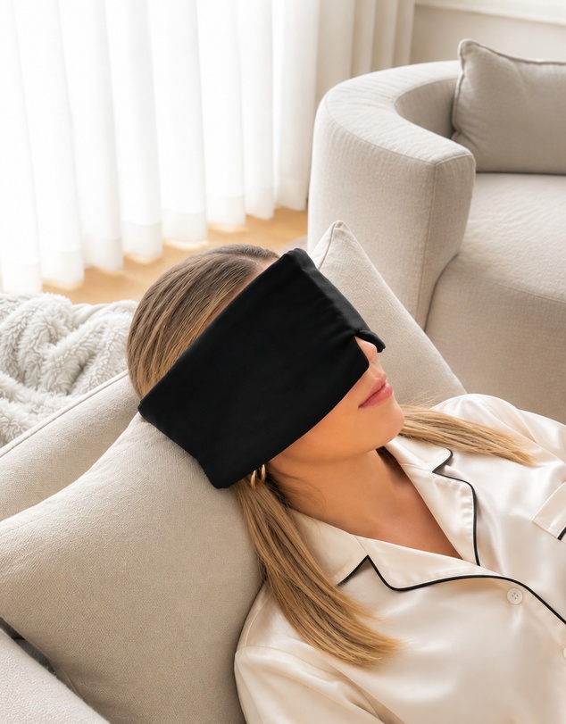SILK MAGNOLIA - Pure Silk Eye Mask Pillow