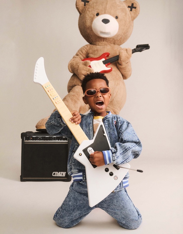 Huxbaby - Dreamy Denim Bomber Jacket - Babies-Teens