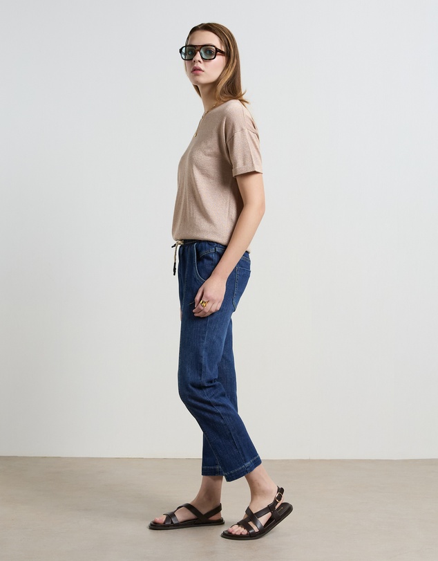 DRICOPER DENIM - Featherlight Paris Blue Stretch Pants
