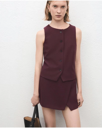 M.N.G - Suit Waistcoat With Buttons