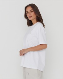 ALEXANDRA - Echo T-Shirt White