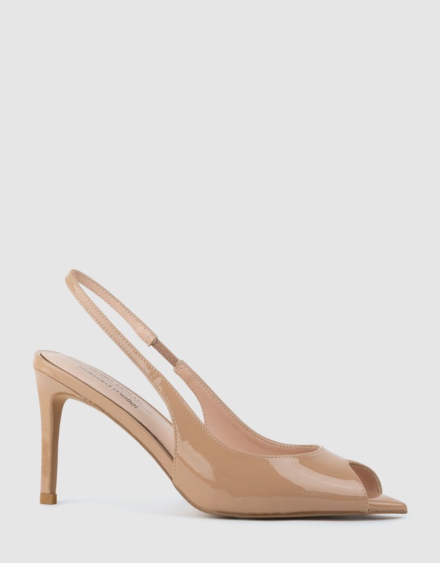 Edward Meller - ORTEGA85 Pointed Peep Toe Slingback