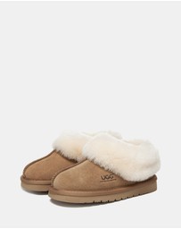 EVERAU - Australian Shepherd Ugg Kids Homey Slipper Cow Suede Upper House Shoes