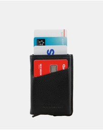 Pierre Cardin - Pierre Cardin Leather Smart Slide Card Holder Tab Wallet