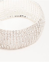 Lovisa - Silver Diamante Thick Cupchain Bracelet