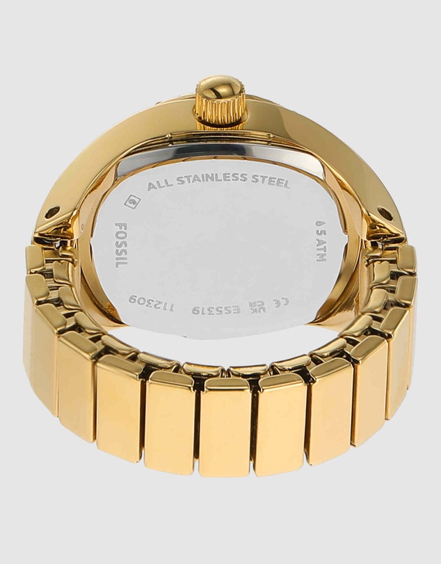 Fossil - Ring Gold Tone Analogue Watch