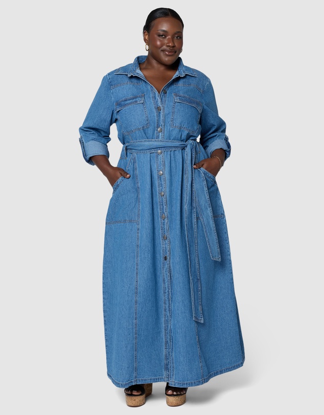 Indigo Tonic - Zara Chambray Maxi Dress