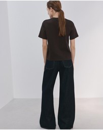 M.N.G - Short-Sleeved Cotton T-Shirt