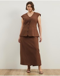 Atmos&Here Curvy - Remi Cap Sleeve Vest