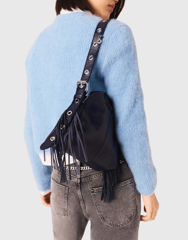 Maje - Miss M Mini Naplack Handbag