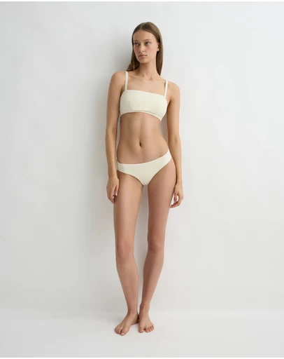 BONDI BORN - Anja Bikini Top - Pearl (Sculpteur®)