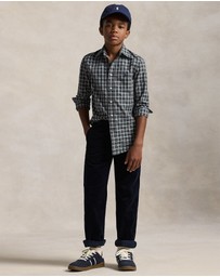 Polo Ralph Lauren - Plaid Cotton Poplin Shirt - ICONIC EXCLUSIVE - Teens