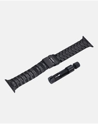 Friendie - Stainless Steel Link Bracelet Band (Ultra Style) - Darwin Ultra - Apple Watch Compatible