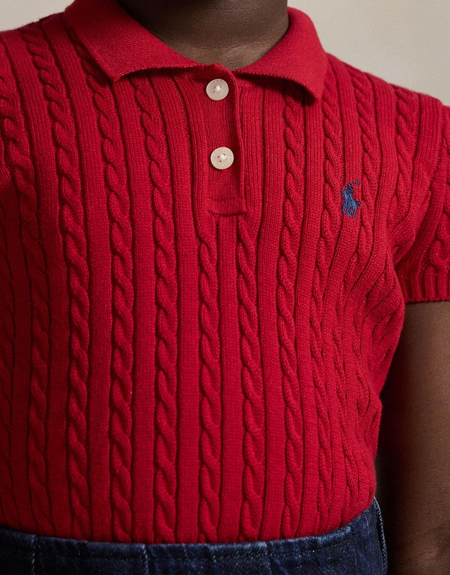 Polo Ralph Lauren - Mini-Cable Cotton Polo Sweater - ICONIC EXCLUSIVE - Kids