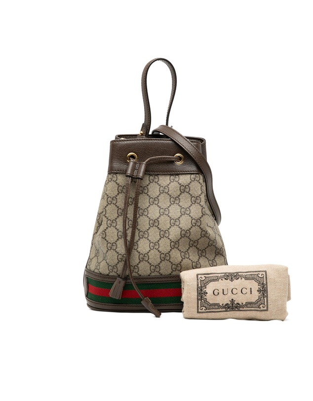 Pre-Loved by Azura Reborn - Pre-Loved Small GG Supreme Ophidia Web Bucket Bag