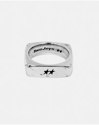 TwoJeys - Single Geometry Ring