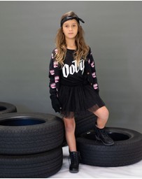 OOVY - Chatting Teeth Kids Cardigan