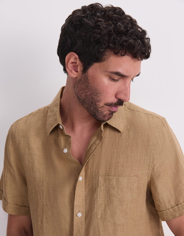 Sportscraft - Short Sleeve Delave Linen Shirt