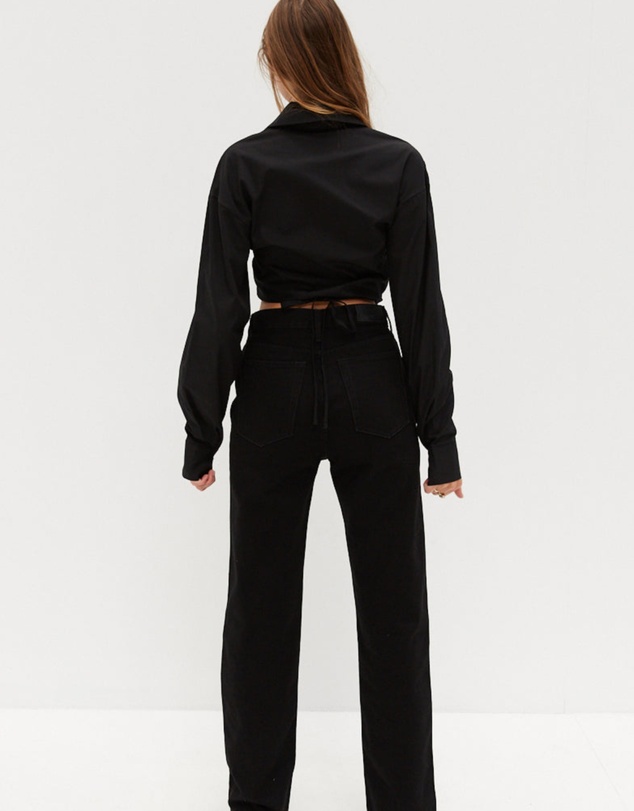 Style Addict - Crop Tie Shirt