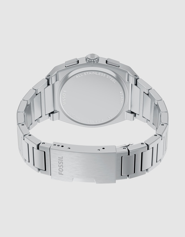 Fossil - Everett Silver Tone Chronograph Watch