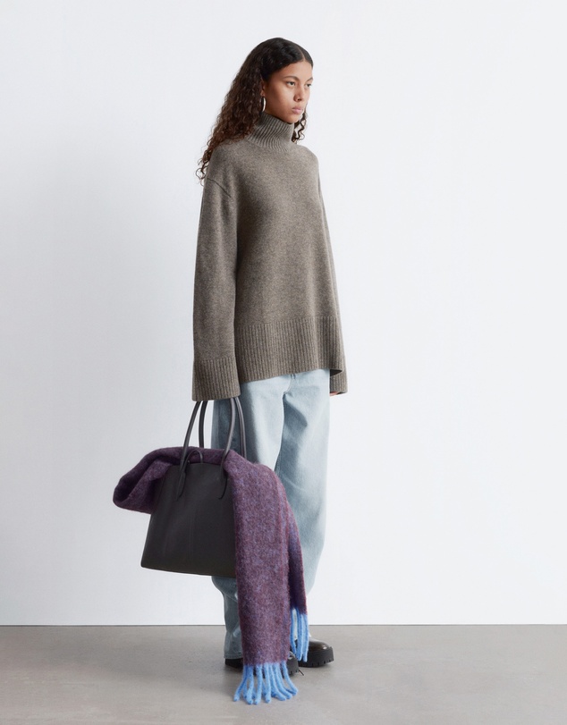 & Other Stories - Oversized Turtleneck Wool Jumper
