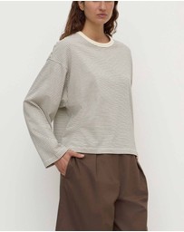 Assembly Label - Malone Stripe Wide Sleeve Tee