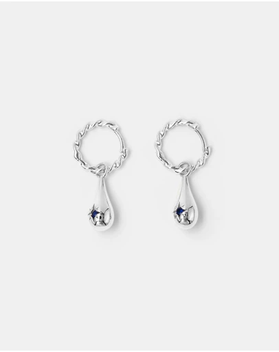 Brie Leon - 925 Tear Drop Twist Sleeper Earrings