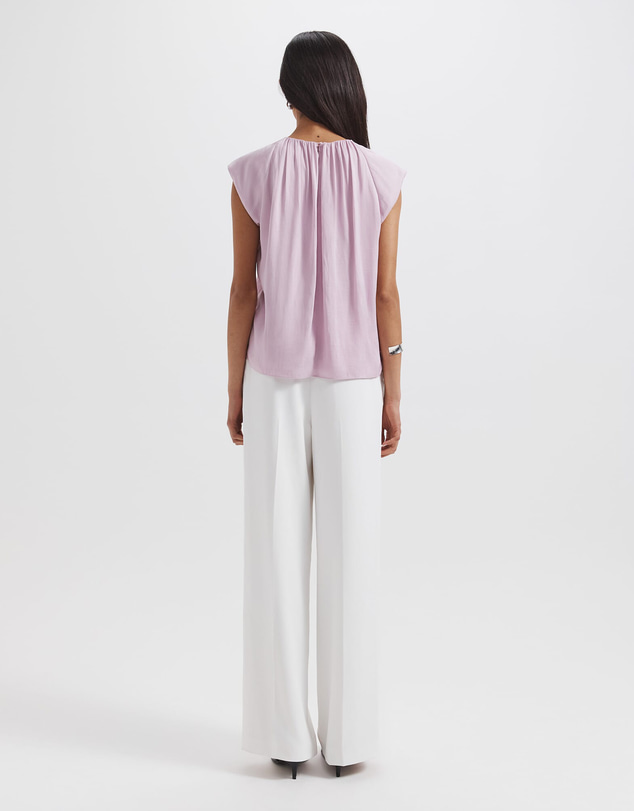 SABA - Lillian Pleat Front Blouse