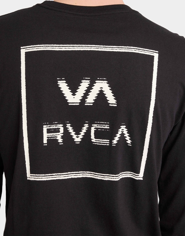 RVCA - Mens Big RVCA Glitch Long Sleeve T-Shirt