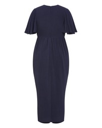 City Chic - Braelynn Drape Maxi Dress