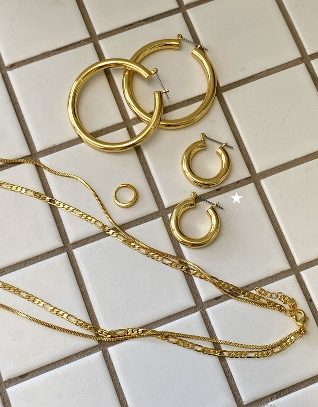 Luv Aj - Baby Amalfi Tube Hoops