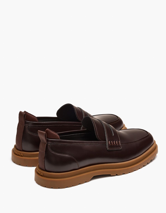 Aquila - Radar Leather Penny Loafers