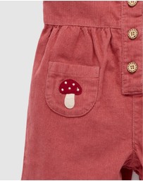 Purebaby - Toadstool Corduroy Overalls -Kids-Babies