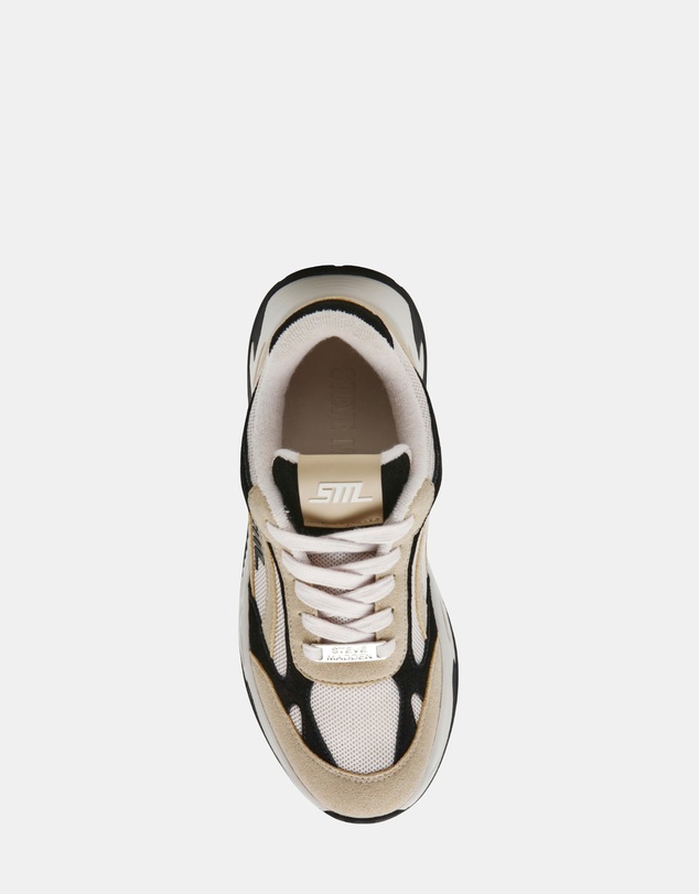 Steve Madden - Sneak-Peak Irish/Black Silver Sneakers