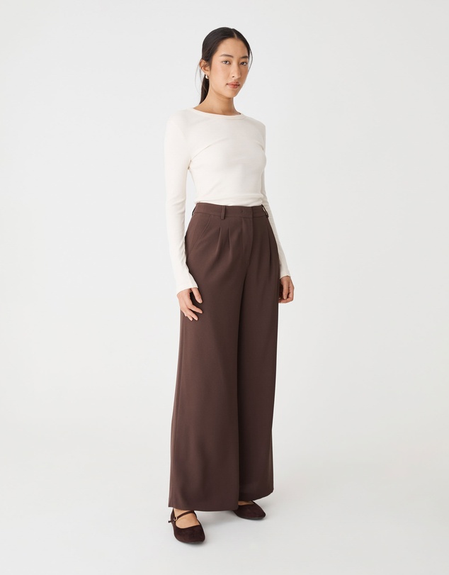 Forcast - Rumy Wide Leg Tailored Pants