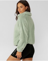 Lorna Jane - Everyday Teddy Quarter Zip Sweater